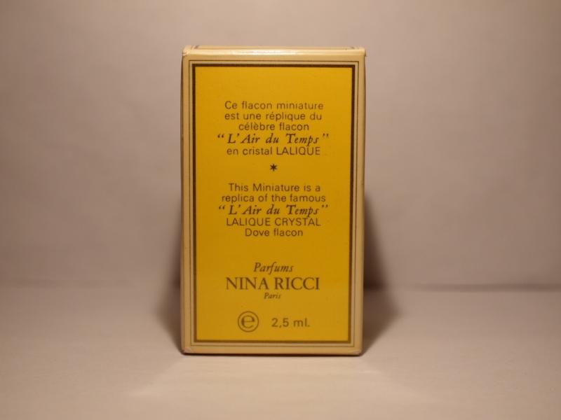 NINA RICCI/L'Air du Temps香水瓶、ミニチュア香水ボトル、ミニガラスボトル、香水ガラス瓶　LCC 0856（3）