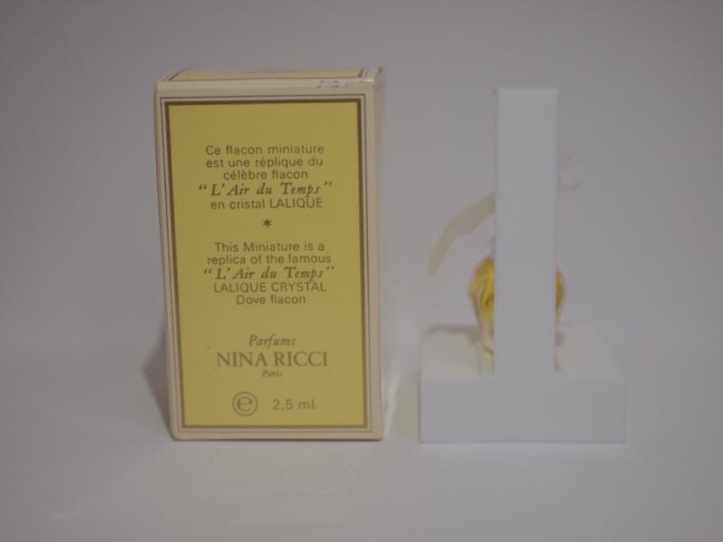 NINA RICCI/L'Air du Temps香水瓶、ミニチュア香水ボトル、ミニガラスボトル、香水ガラス瓶 LCC 0857(4)