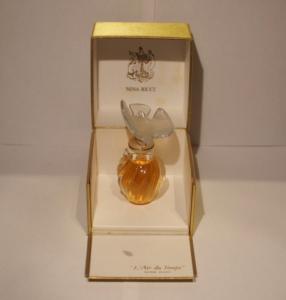 French glass perfume bottle