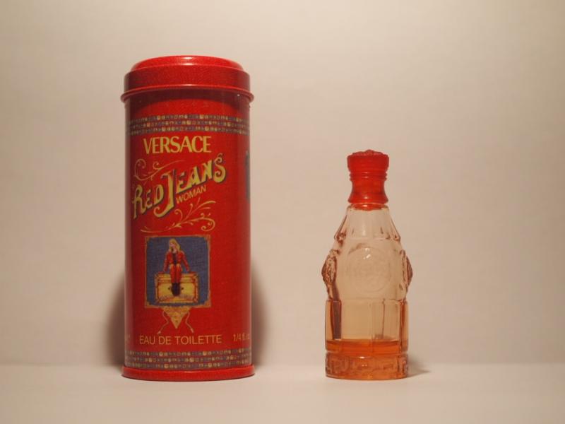 Versace/Red Jeans香水瓶、ミニチュア香水ボトル、ミニガラスボトル、サンプルガラス瓶　LCC 0860（1）