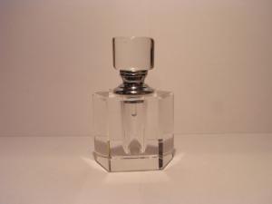 Bohemian glass perfume bottle