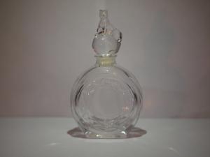 French glass perfume bottle