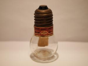 Italian BRANDY LIQUORE glass BULB bottle