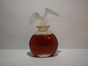 French glass perfume bottle