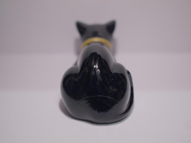 AVON香水瓶、ミニチュア香水ボトル、ネコミニガラスボトル、黒猫香水ガラス瓶　LCC 0967（4）