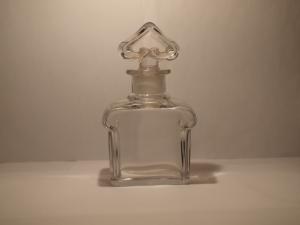 French glass perfume bottle