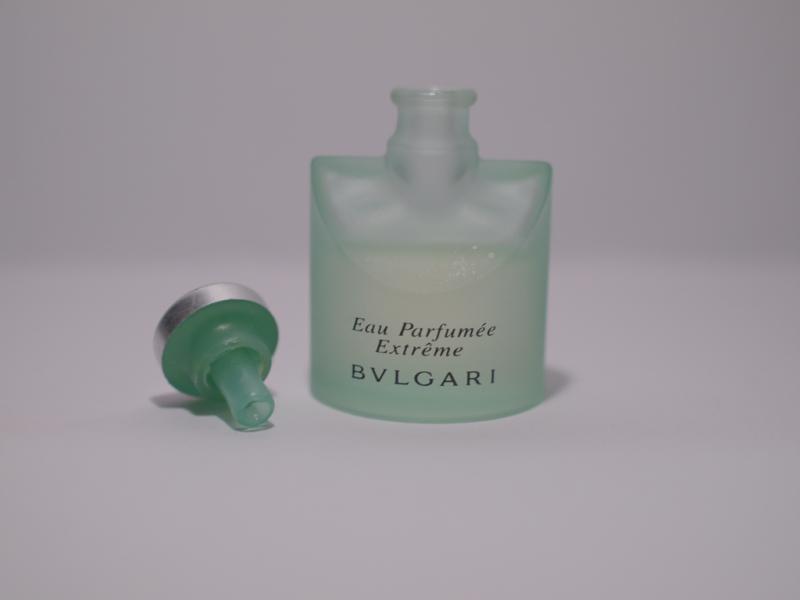 Bulgari/Eau Parfumée au Thé Vert Extreme香水瓶、ミニチュア香水ボトル、ミニガラスボトル、香水ガラス瓶　LCC 1002（6）