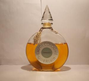 French glass perfume bottle