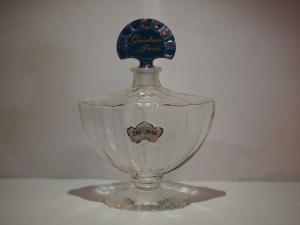 French glass perfume bottle