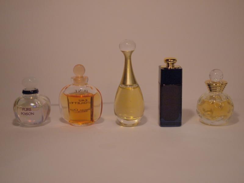 Dior香水瓶、ミニチュア香水ボトル、ミニガラスボトル、香水ガラス瓶　LCM 4554（4）