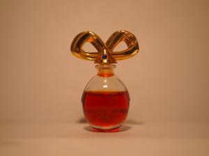 French glass perfume bottle