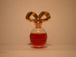 French glass perfume bottle