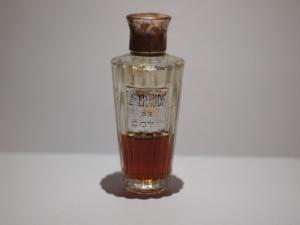 French glass perfume bottle