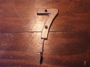 iron ”7” hook