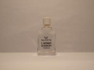 French glass perfume bottle