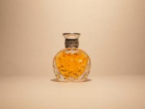 French glass perfume bottle