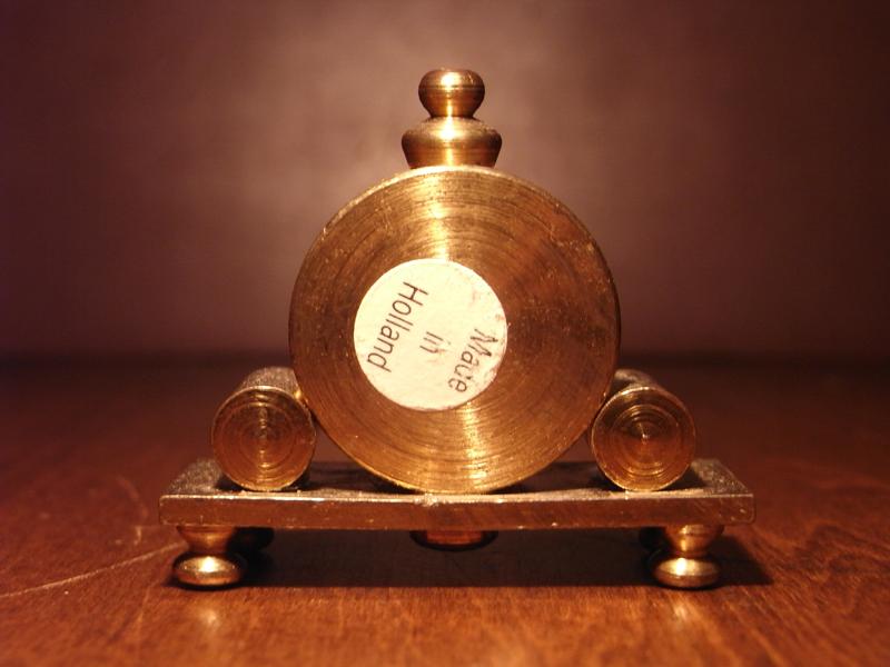 オランダ製真鍮時計置物、ミニチュア時計、ドールハウス小物　LCM 5306（3）