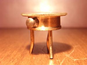 Dutch mini brass table
