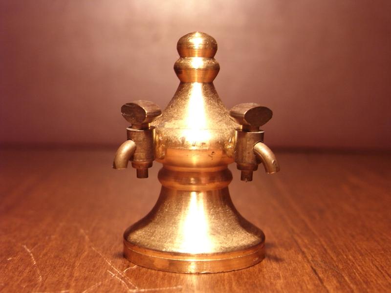 Italian mini brass faucet tower