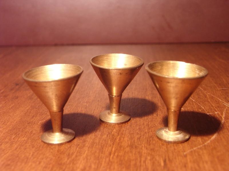 Italian mini brass cup（3点あり！）