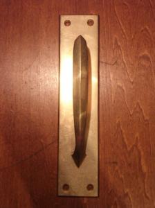 Italian brass handle