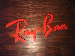 Ray Ban wall ornament