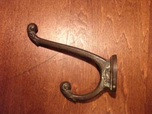 brass hat coat hook