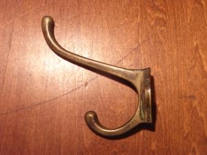 brass hat coat hook