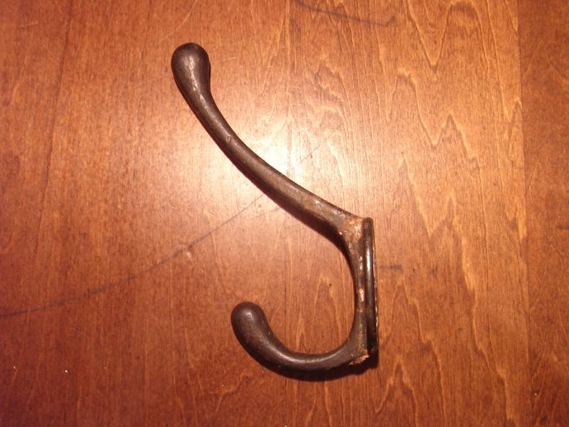 iron hat coat hook