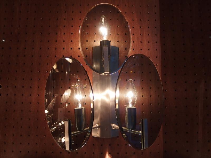 Fontana Arte style bracket lamp 3灯