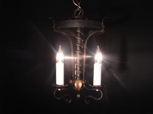 black iron lamp 3灯