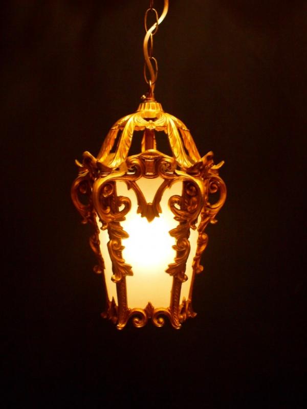 Italian frosted glass lantern lamp 1灯