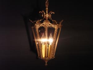 Spanish brass lantern lamp 3灯