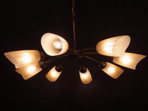 European Floral glass chandelier S 8灯