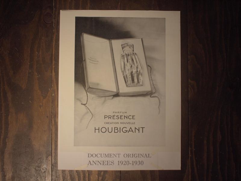 HOUBIGANT PERFUM ADVERTISEMENT、ヴィンテージウビガン香水広告　LCC 1097（1）