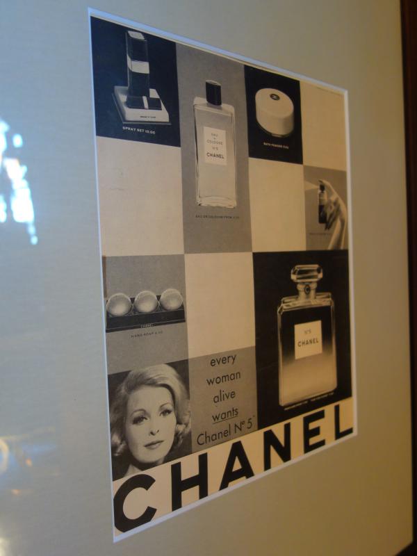 CHANEL PERFUM ADVERTISEMENT、ヴィンテージシャネル香水広告額装　LCC 1107（4）