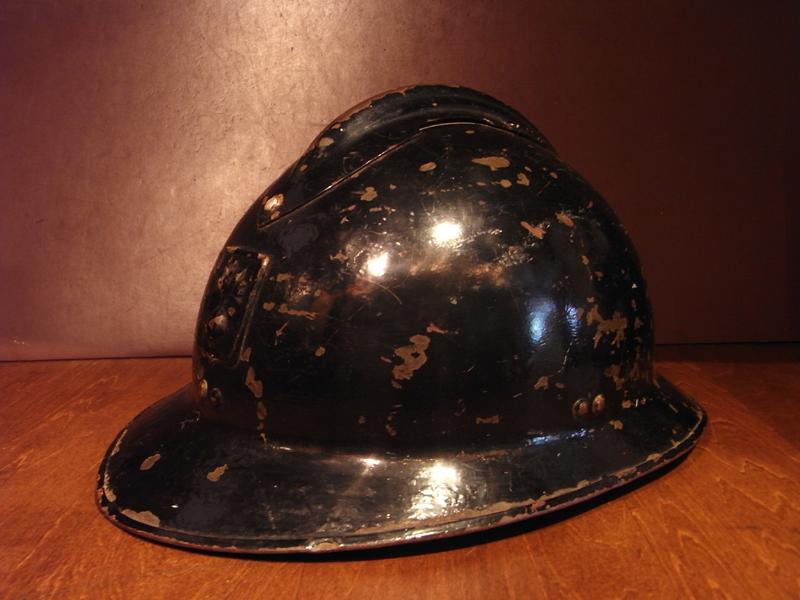 French black helmet