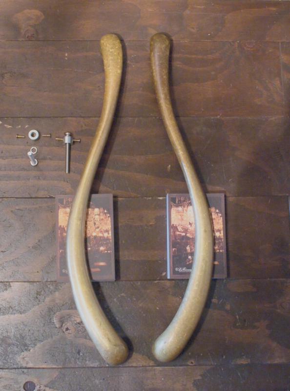 アンティーク真鍮製ドアハンドル　ドア取っ手　家具パーツ　LCM 5734（1）
