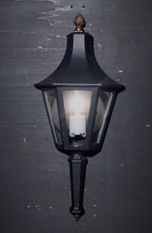 黒ランタンウォールブラケット、壁ブラケット照明、ウォールランプ 、ライト　LCB 0480（2）