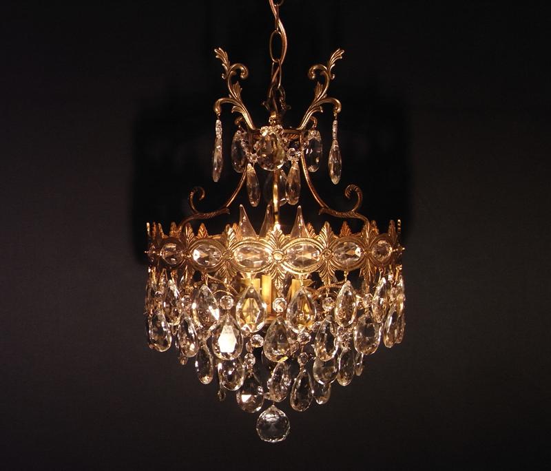 Spanish brass chandelier 3灯