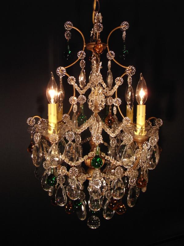 French beads chandelier 4灯