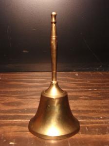 Italian brass hand bell