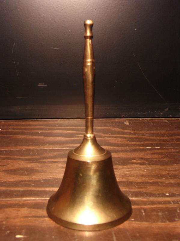 Italian brass hand bell