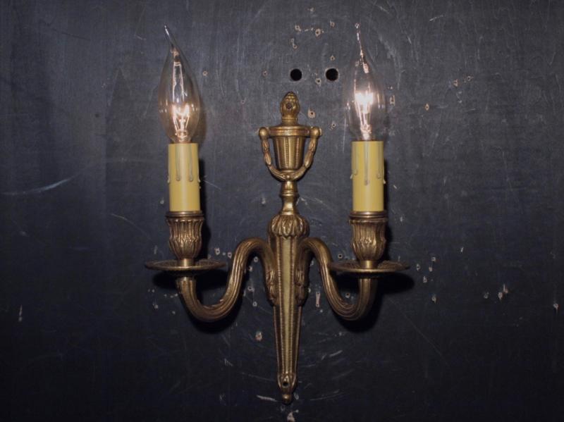 French brass wall bracket 2灯