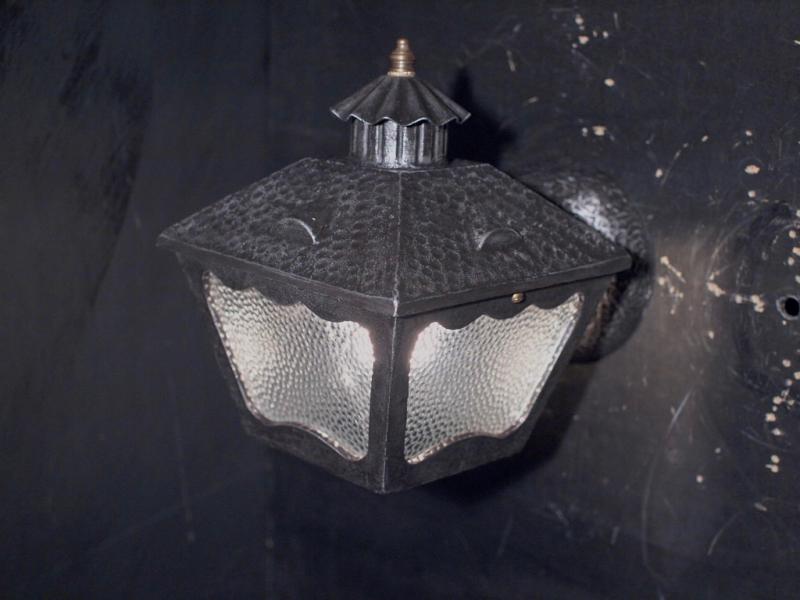 黒ランタンウォールブラケット、壁ブラケット照明、ウォールランプ 、ライト　LCB 0514（3）