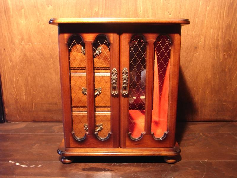 wood jewelry chest