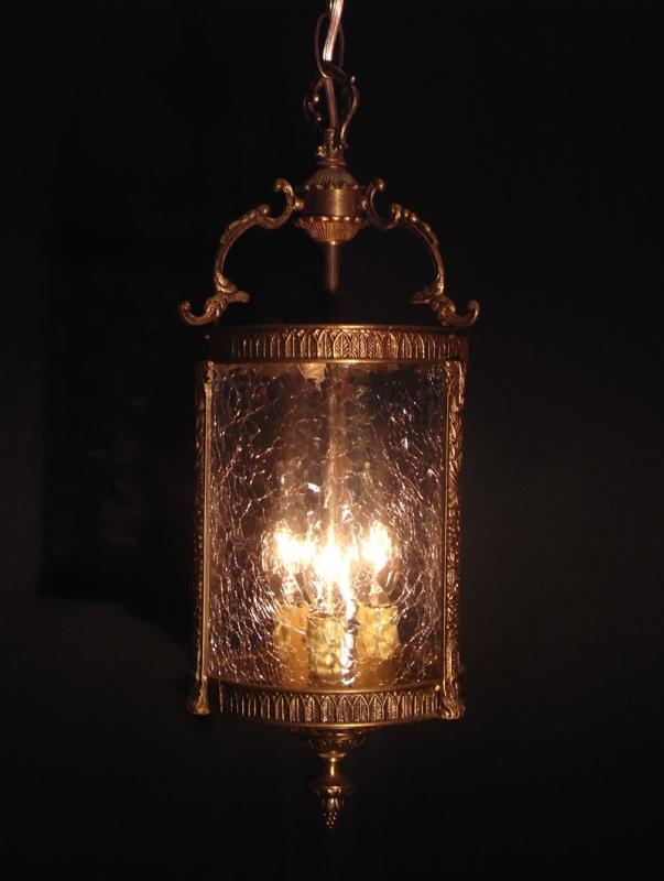 French brass lantern lamp 3灯