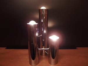 Chrome Tower Table Lamp 3灯