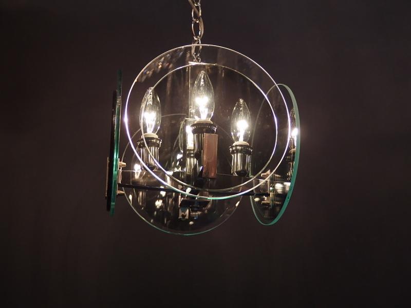 Fontana Arte style chandelier 4灯
