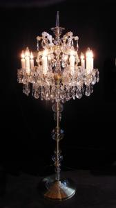 Czechoslovak glass Maria Theresa floor chandelier 10灯